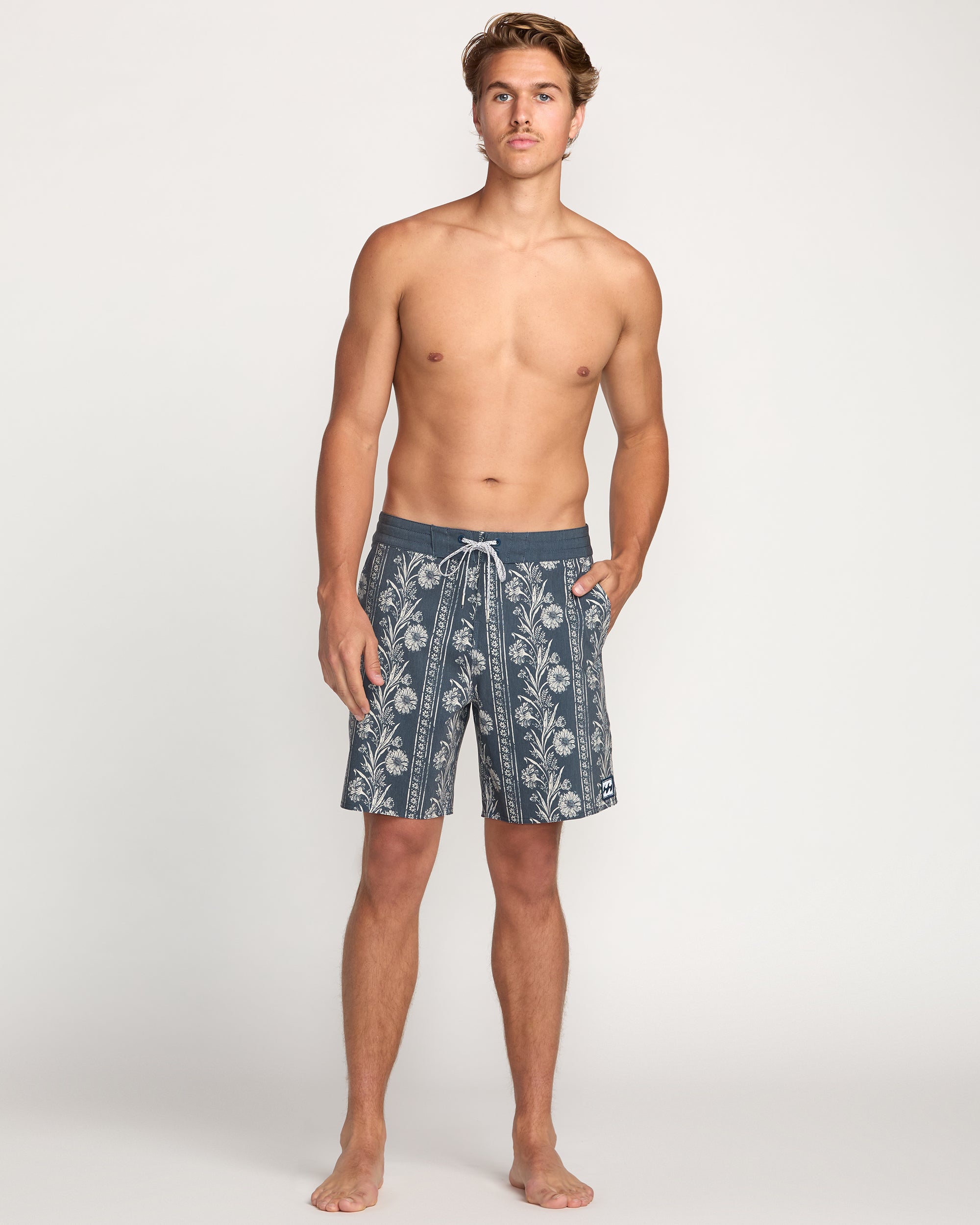 Sandtrax Lo Tide 19 Boardshorts - Aged Indigo - Image 6