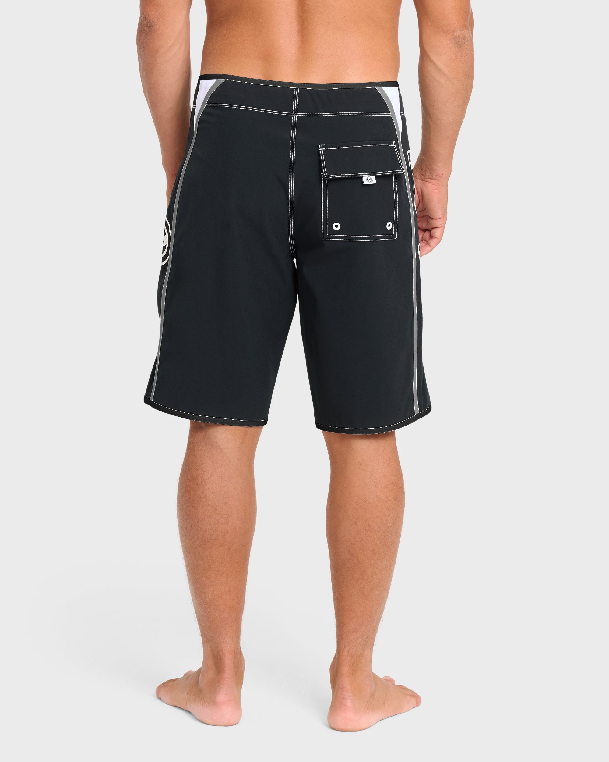 Dbah Bio Wave Pro 21 Boardshorts - Black/White - Black/White - Image 2