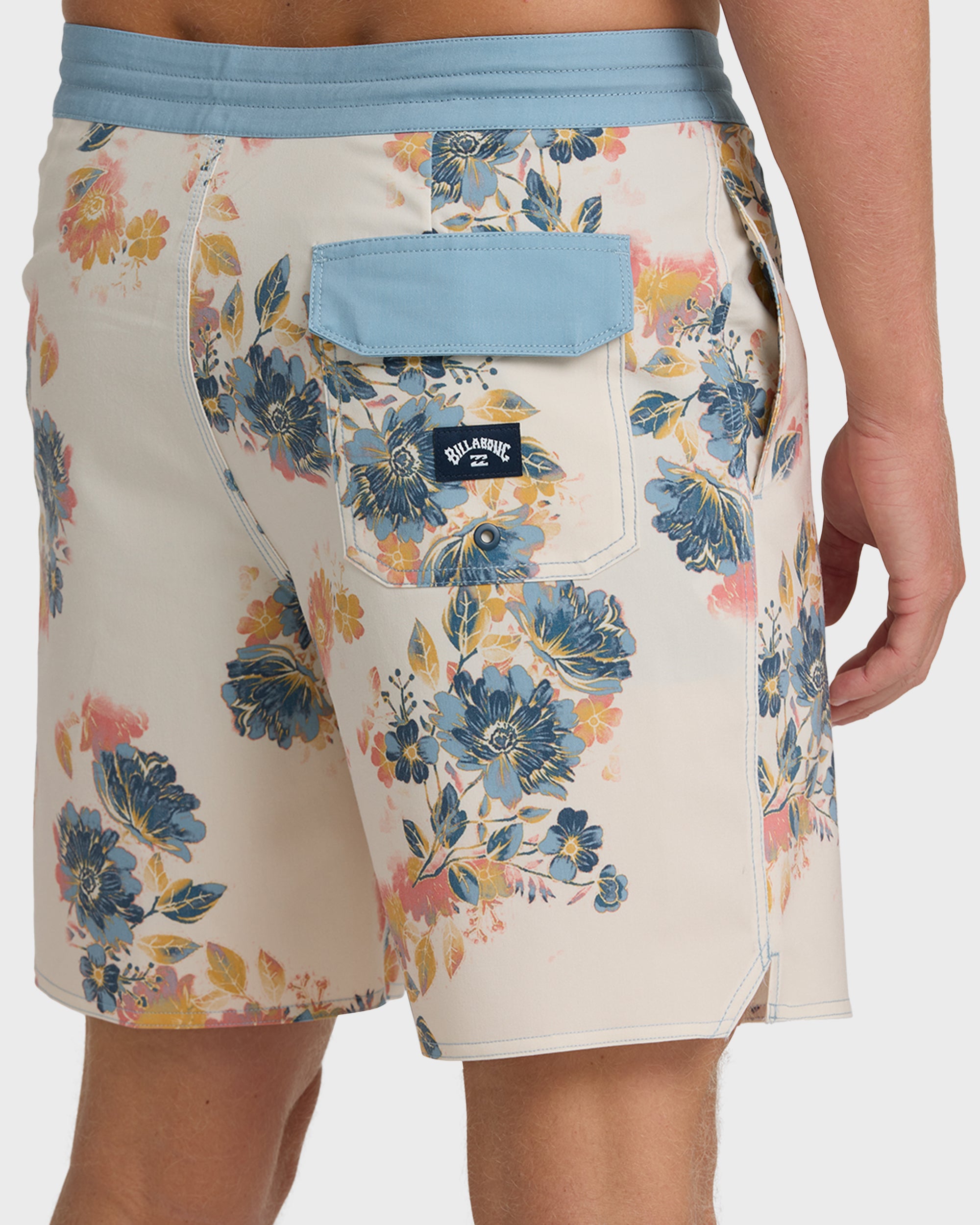 Good Times Lo Tide 18 Boardshorts - Oatmeal Multi - Oatmeal - Image 6