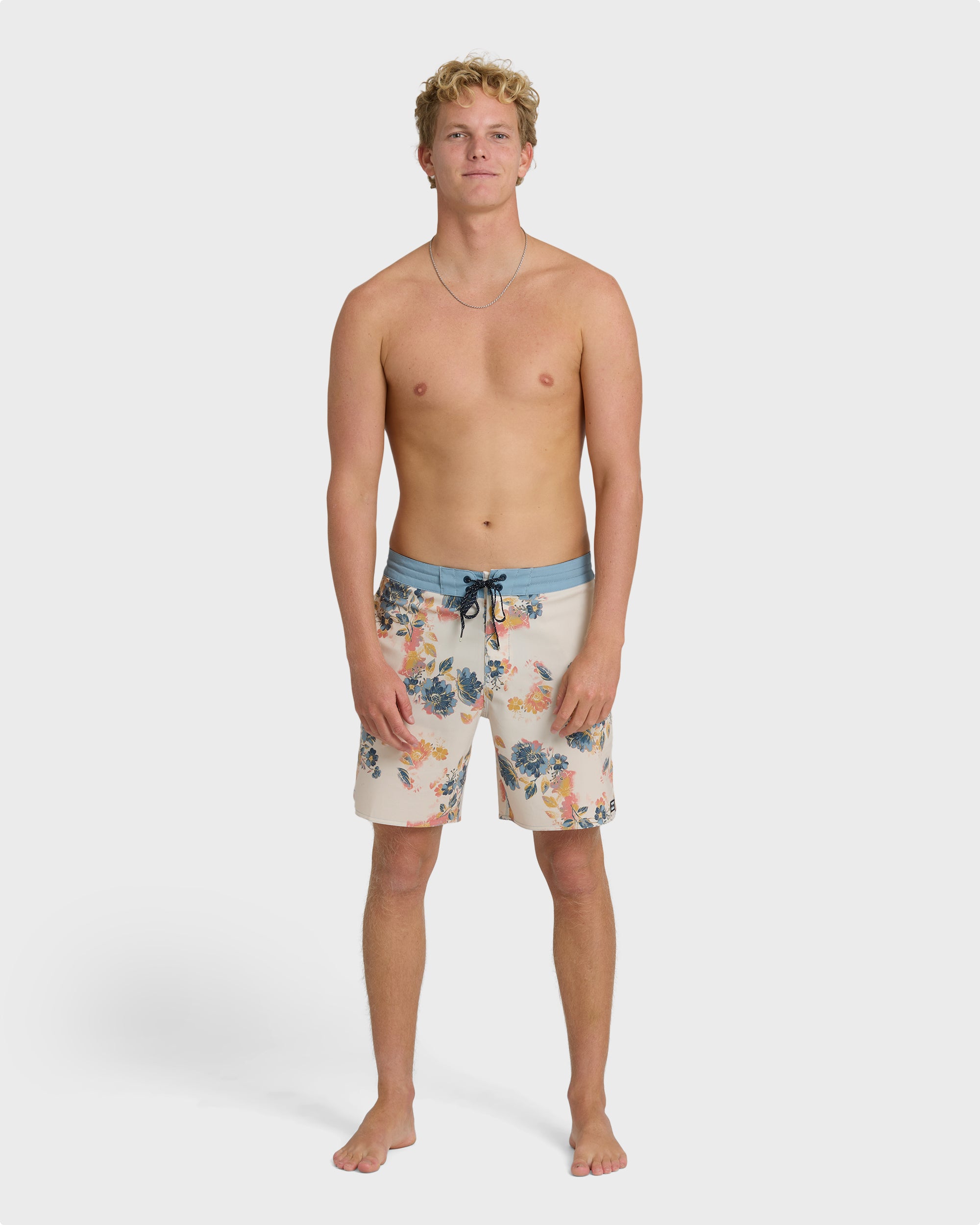 Good Times Lo Tide 18 Boardshorts - Oatmeal Multi - Oatmeal - Image 4