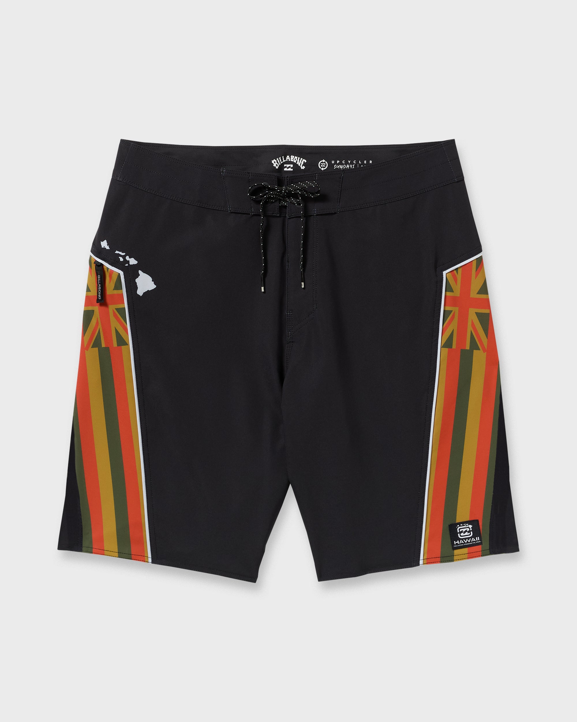 Straddie Pro Hi 20 Boardshorts - Rasta - Image 8