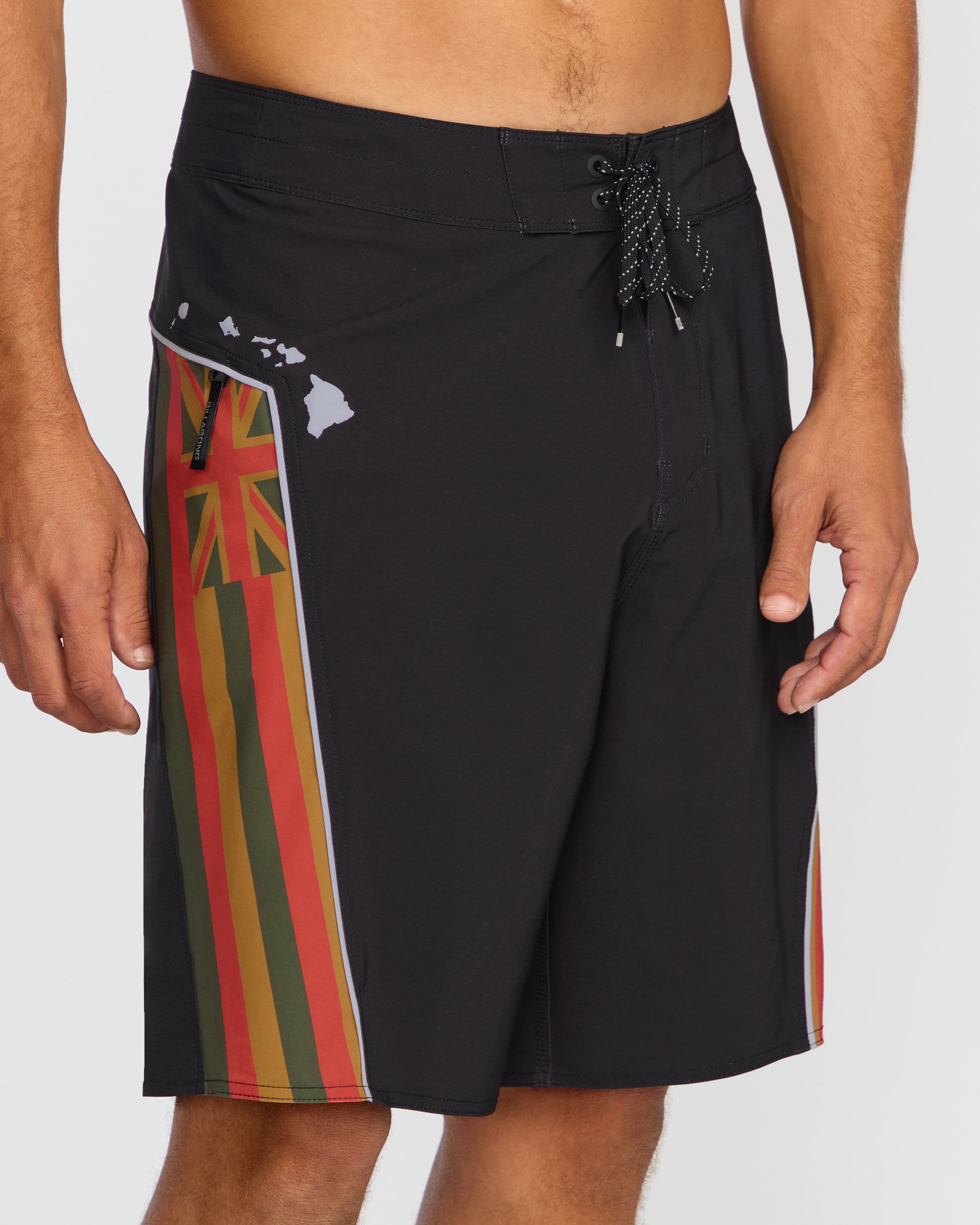 Straddie Pro Hi 20 Boardshorts - Rasta - Image 6