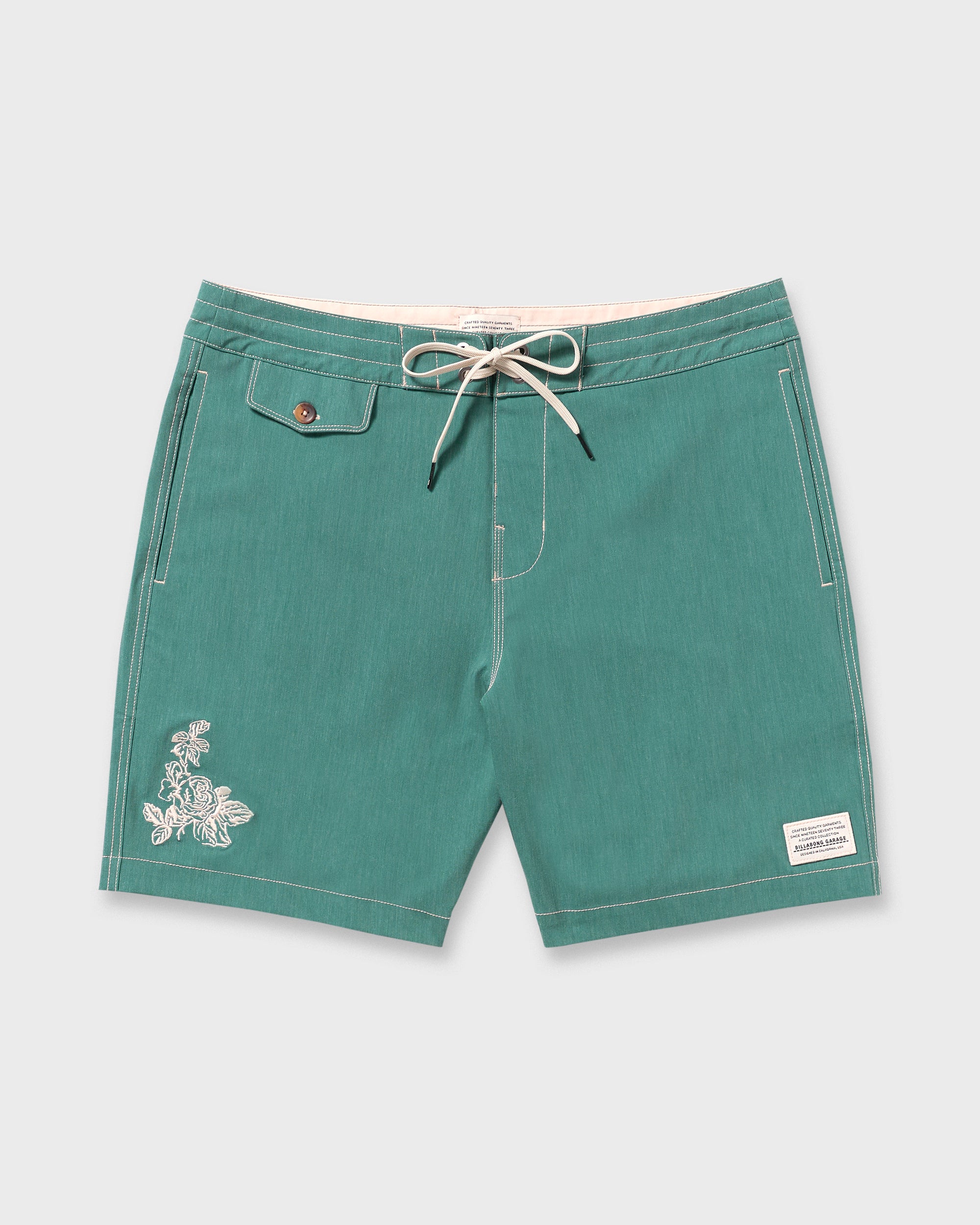Austin Garage Lo Tides 19 Boardshorts - Teal - Image 13