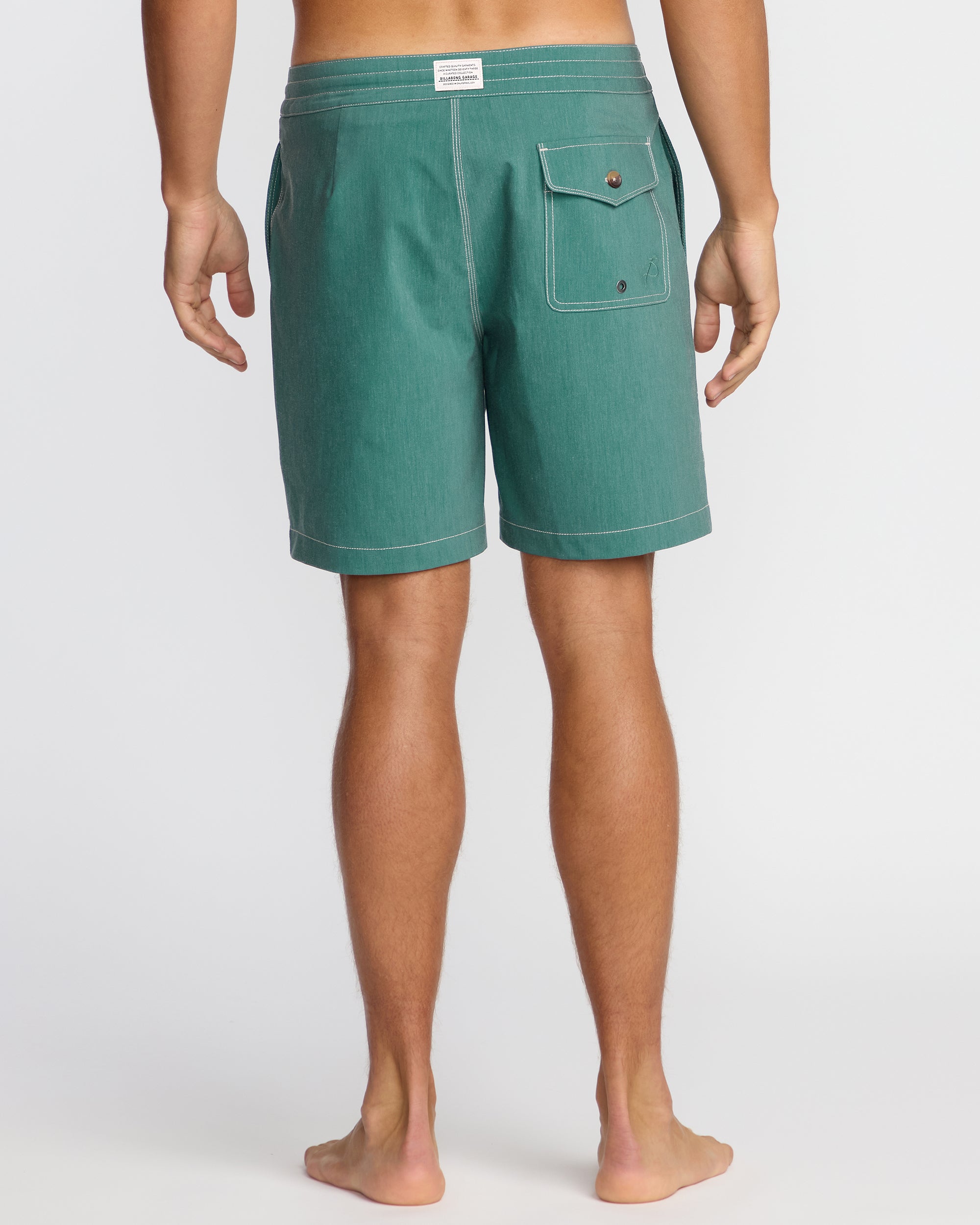 Austin Garage Lo Tides 19 Boardshorts - Teal - Image 5