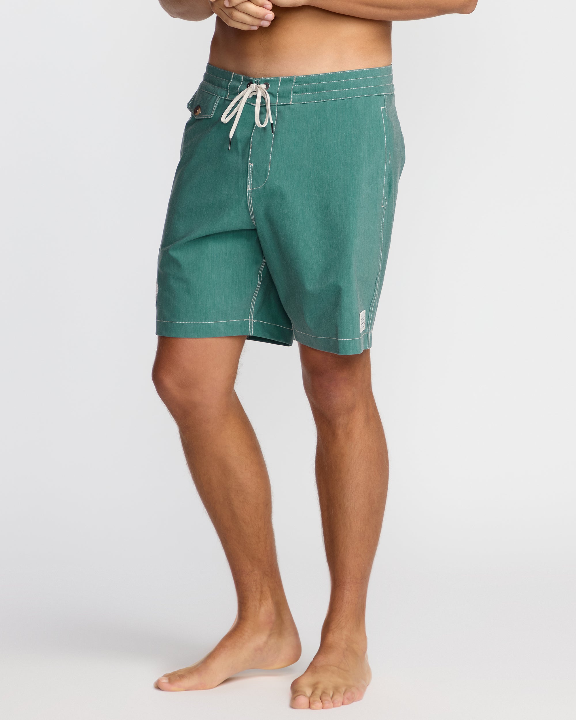 Austin Garage Lo Tides 19 Boardshorts - Teal - Image 9