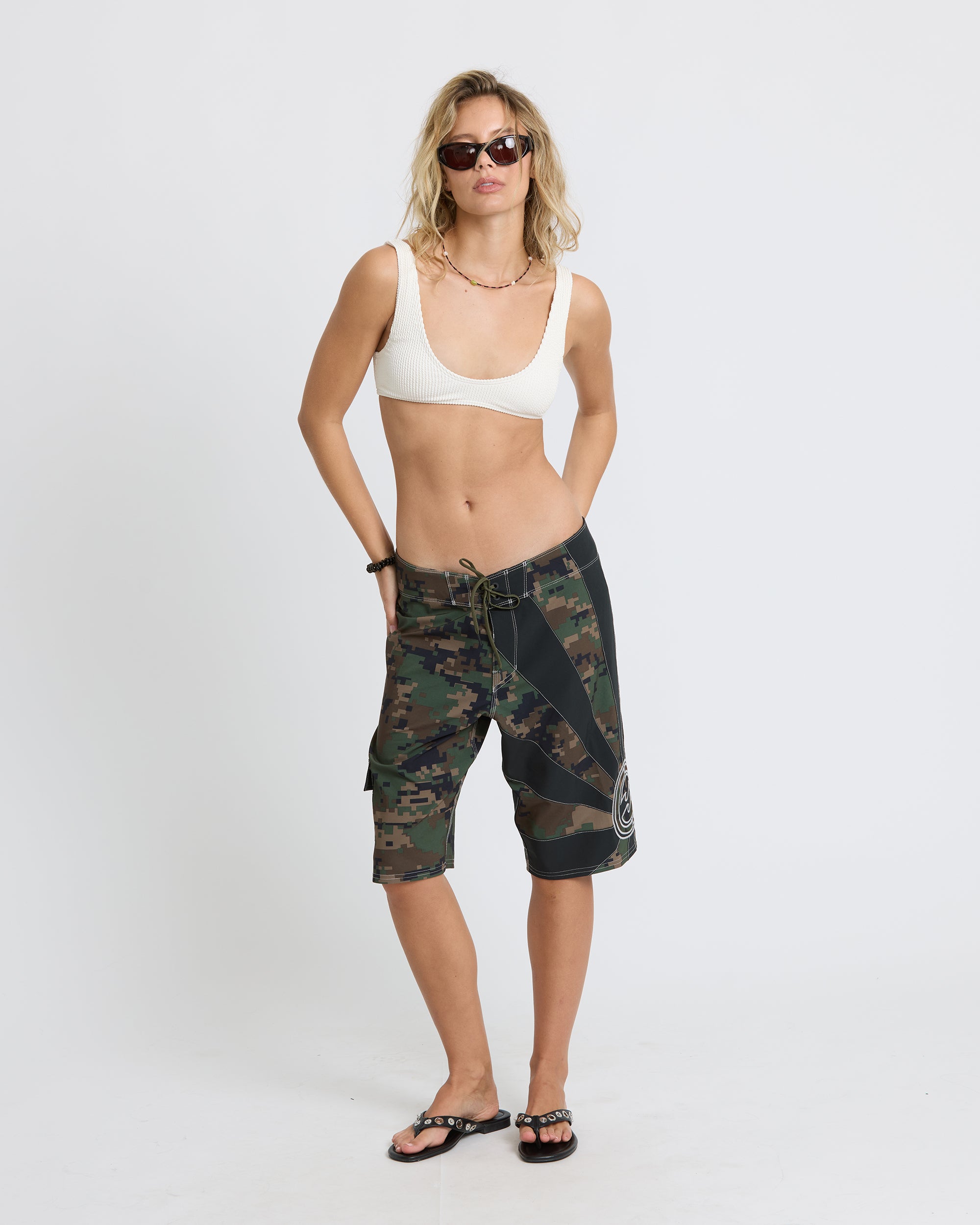 A.I. Rising Sun Pro Boardshorts - Dark Olive - Image 4
