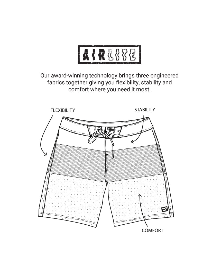 Sundays Airlite 19 Boardshorts - Green Ash - Image 3