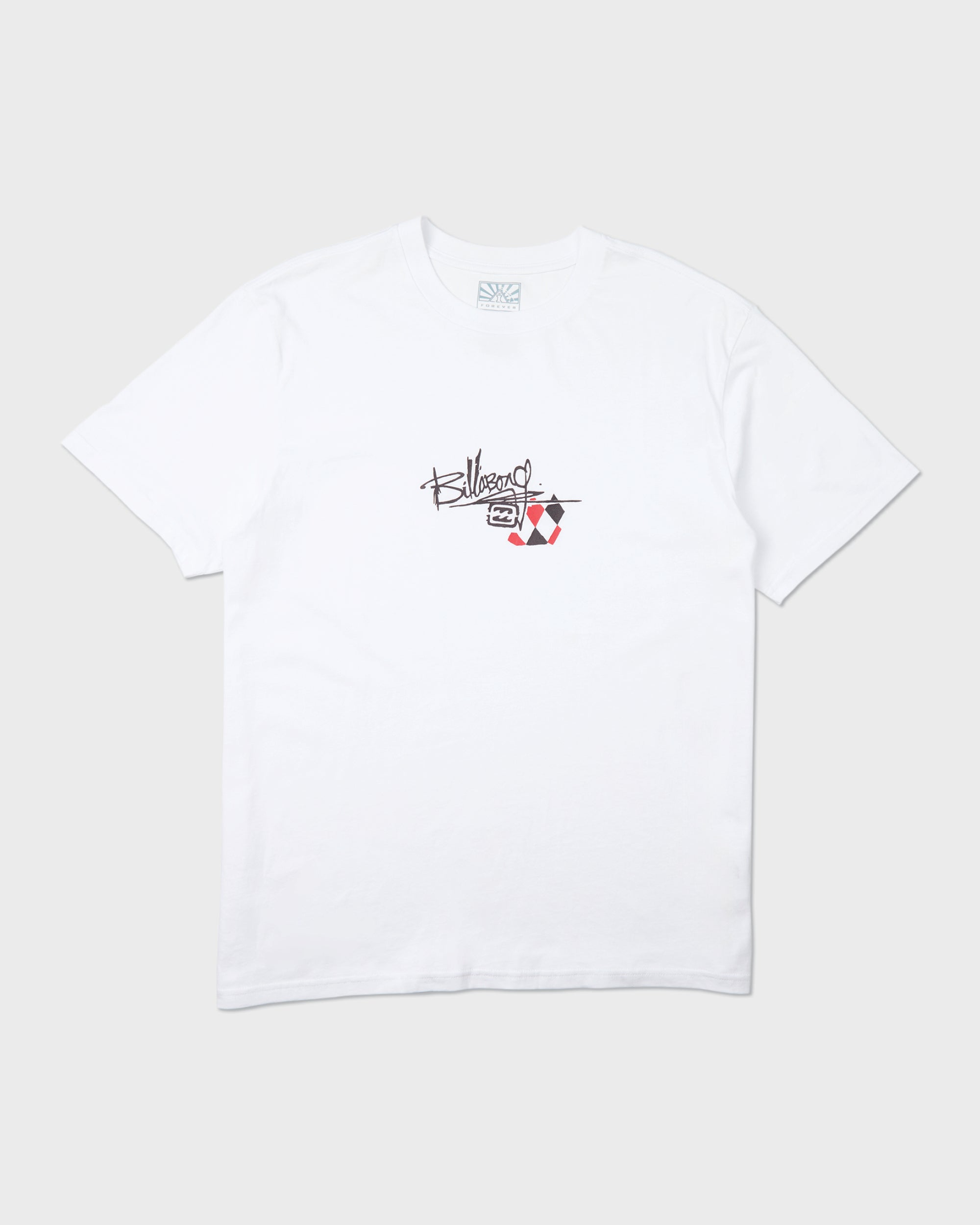 A.I. Argyle Premium Short Sleeve T-Shirt - White - Image 2